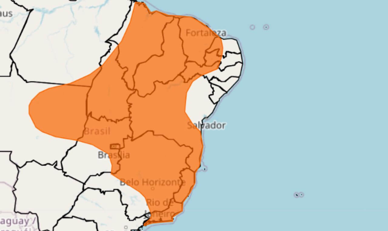 Alerta Laranja Para Temporais Chuva Intensa Raios E Ventania Em